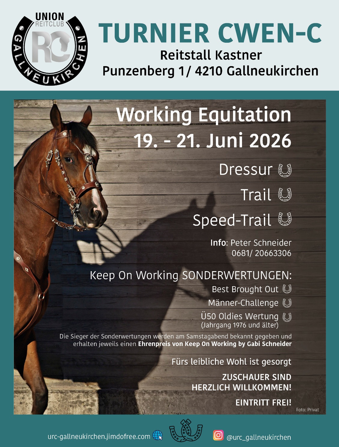 Anmeldung Turnier Gallneukirchen 